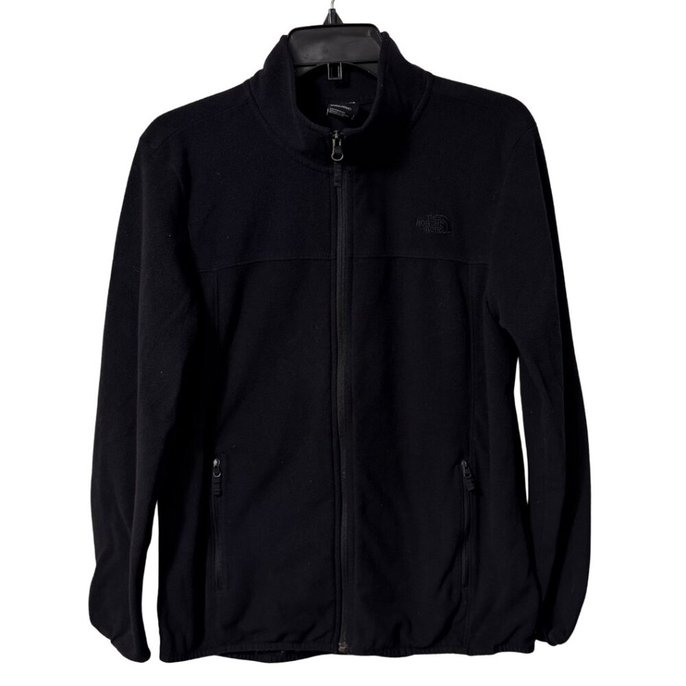 Women's The North Face TKA Glacier Full-Zip Fleece Jacket Size Large Black
